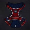Dash Dog HexaStreak Walk Along Harness For Dog - Red - Heads Up For Tails