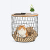 HUFT Purrfect Hideaway Multifunctional Table With Bedding For Cat - Brown - Heads Up For Tails