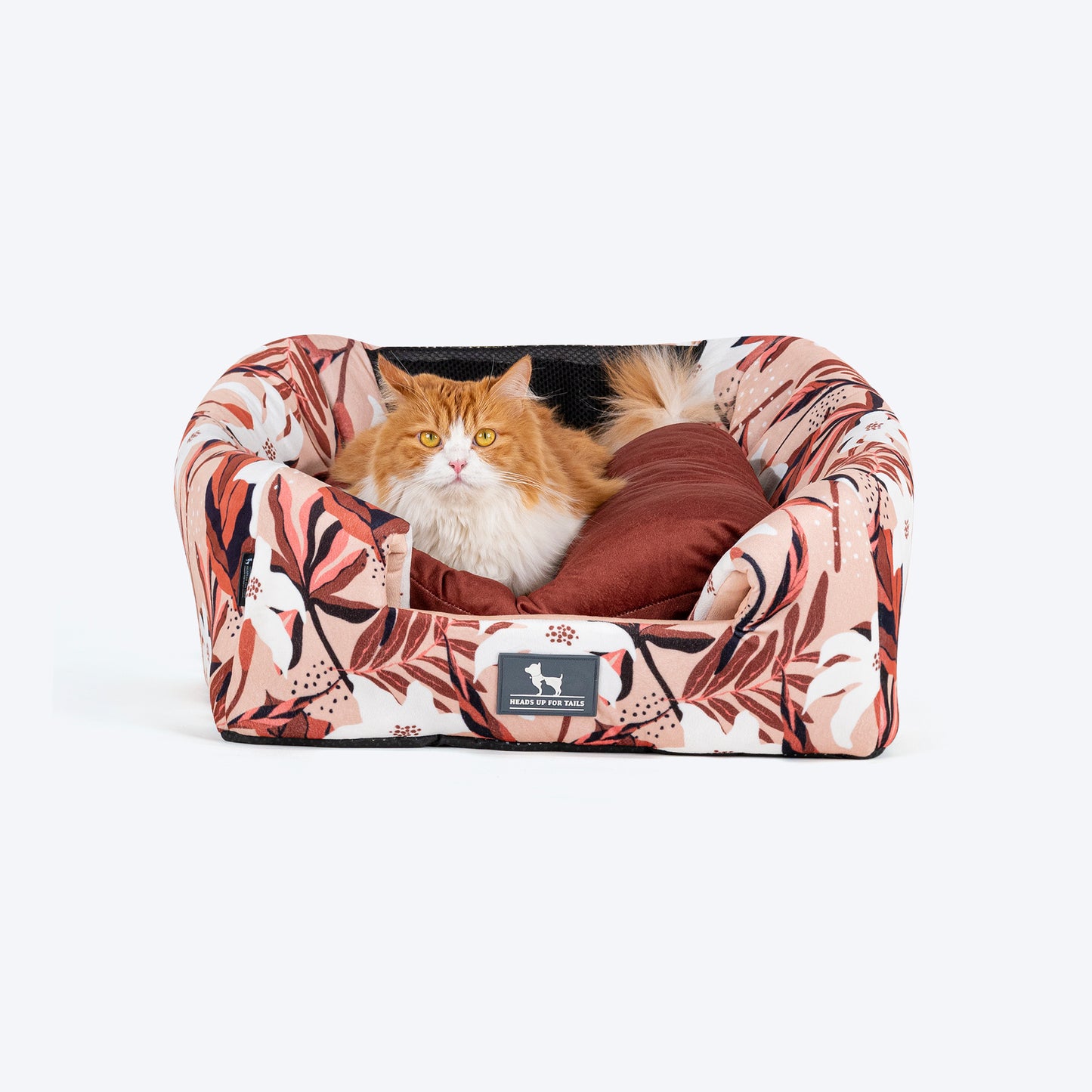 HUFT Blossom Breeze Cat Tent Bed - Powder White - Heads Up For Tails