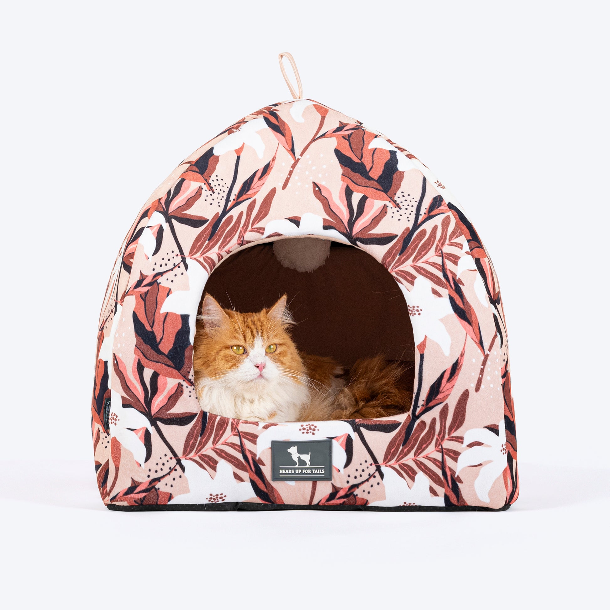 HUFT Blossom Breeze Cat Tent Bed - Powder White - Heads Up For Tails