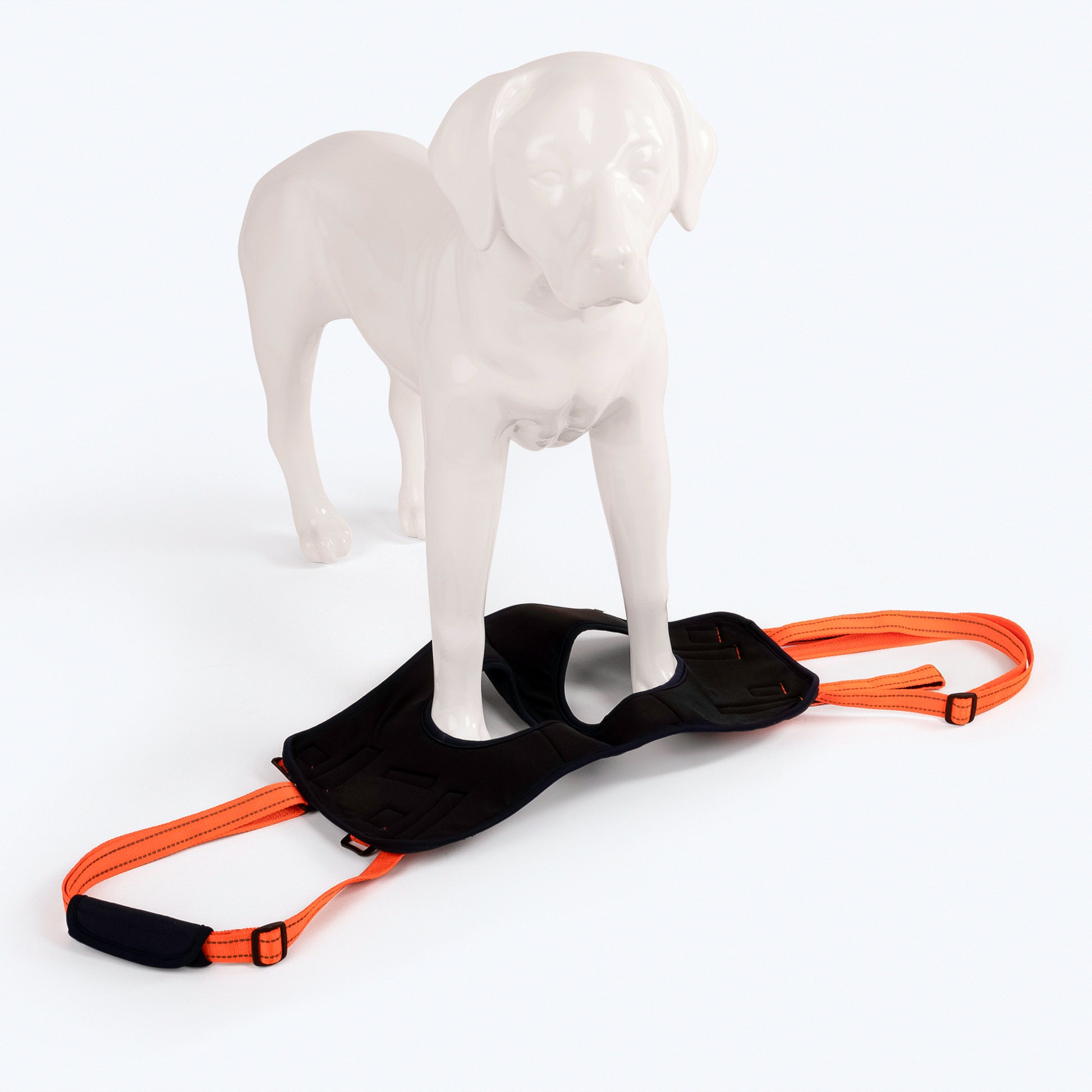 HUFT Trooper Front Leg Support Lift Harness For Dogs - Navy Blue - Heads Up For Tails