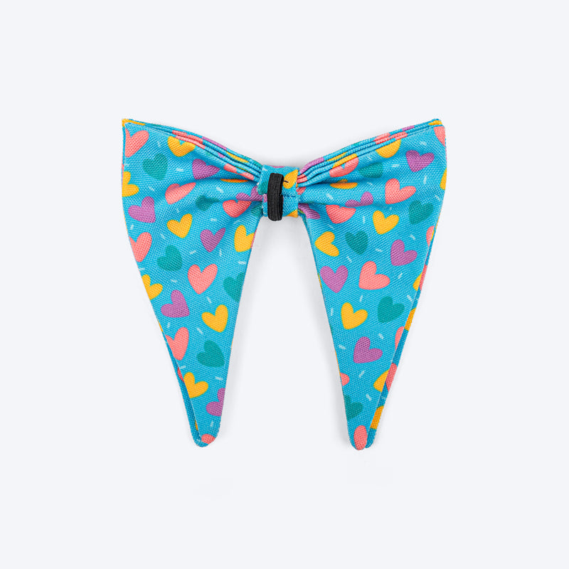 HUFT Over The Rainbow Printed Bow Tie for Dog - Blue - Heads Up For Tails