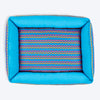 HUFT Zig - Zag Wag Lounger Dog Bed - Blue - Heads Up For Tails