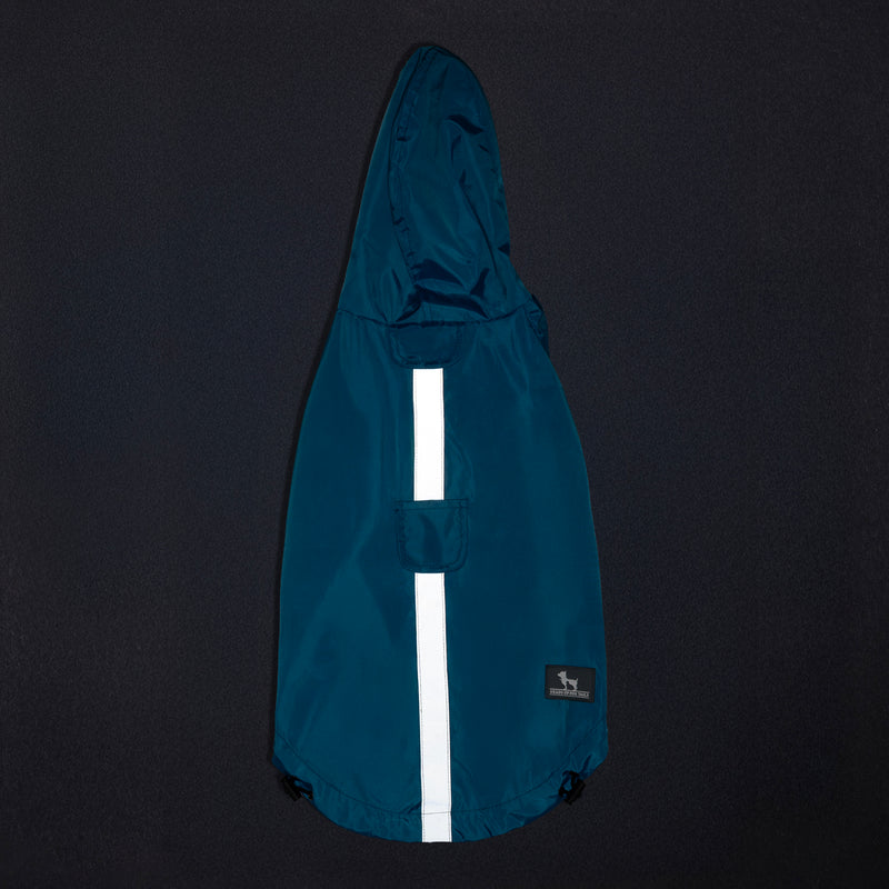 HUFT Magical Mist Raincoat With Harness Opening For Dog - Sky Blue - Heads Up For Tails