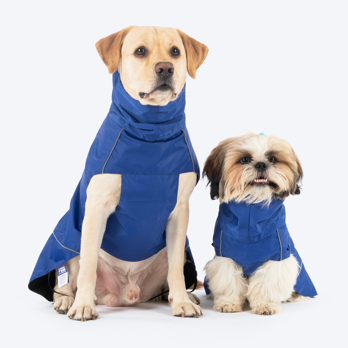 Dash Dog DewDrop Raincoat For Dog - Navy Blue