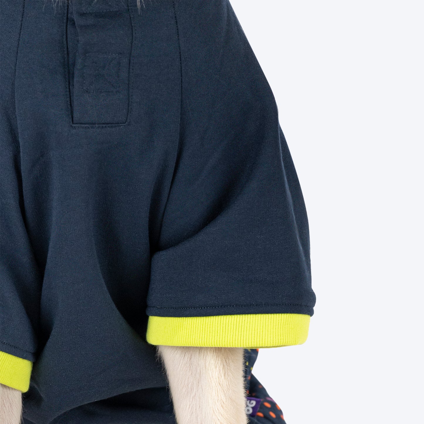 Dash Dog Super Strider Hoodie Sweatshirt For Dog - Navy Blue - Heads Up For Tails