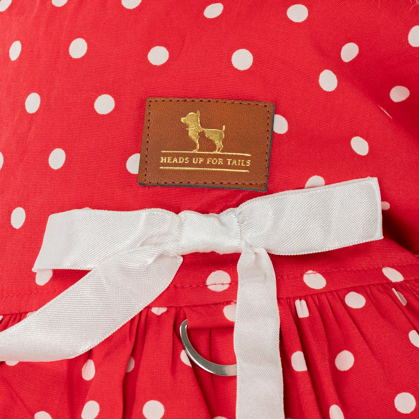 HUFT Polka Pawfection Dress For Dogs - Red - Heads Up For Tails