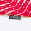 HUFT Leheriya Luxe Knot Bandana For Dog - Pink - Heads Up For Tails