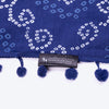 HUFT Bandhani Breeze Knot Bandana For Dog - Blue - Heads Up For Tails