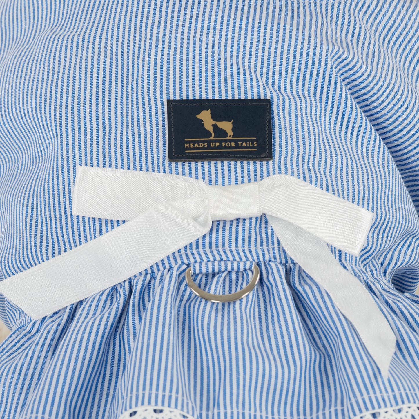 HUFT Tailor Stripe Dress For Dog - Blue - Heads Up For Tails