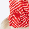 HUFT Pawdhani Leheriya Kurta For Dog - Red - Heads Up For Tails