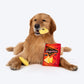 HUFT Corn Flakes Set Plush Toy For Dog - Orange - Heads Up For Tails
