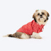 HUFT Pawdhani Leheriya Kurta For Dog - Red - Heads Up For Tails