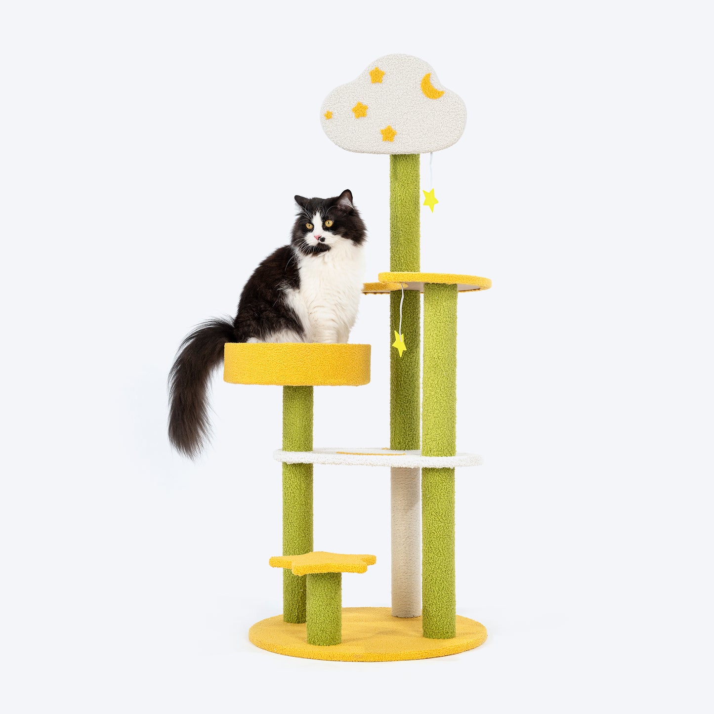 HUFT Twinkle Paw Multipurpose Cat Tree - Multicolor - Heads Up For Tails