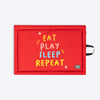 HUFT Eat Sleep Play Repeat Mat For Dog - Red - Heads Up For Tails