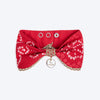 HUFT Bandhani Breeze Scarf For Dog & Cat - Red - Heads Up For Tails