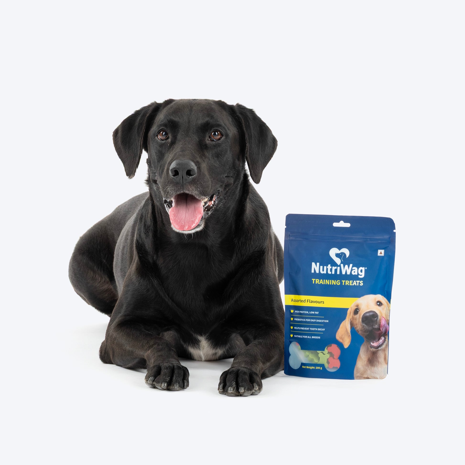 NutriWag Assorted Training Bites Treats For Dog - 200 gm - Heads Up For Tails