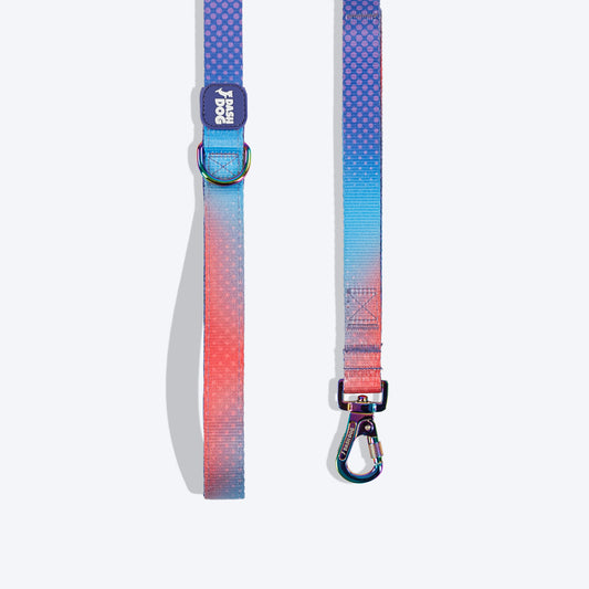 Dash Dog Flow Print Leash - Violet & Red - Heads Up For Tails