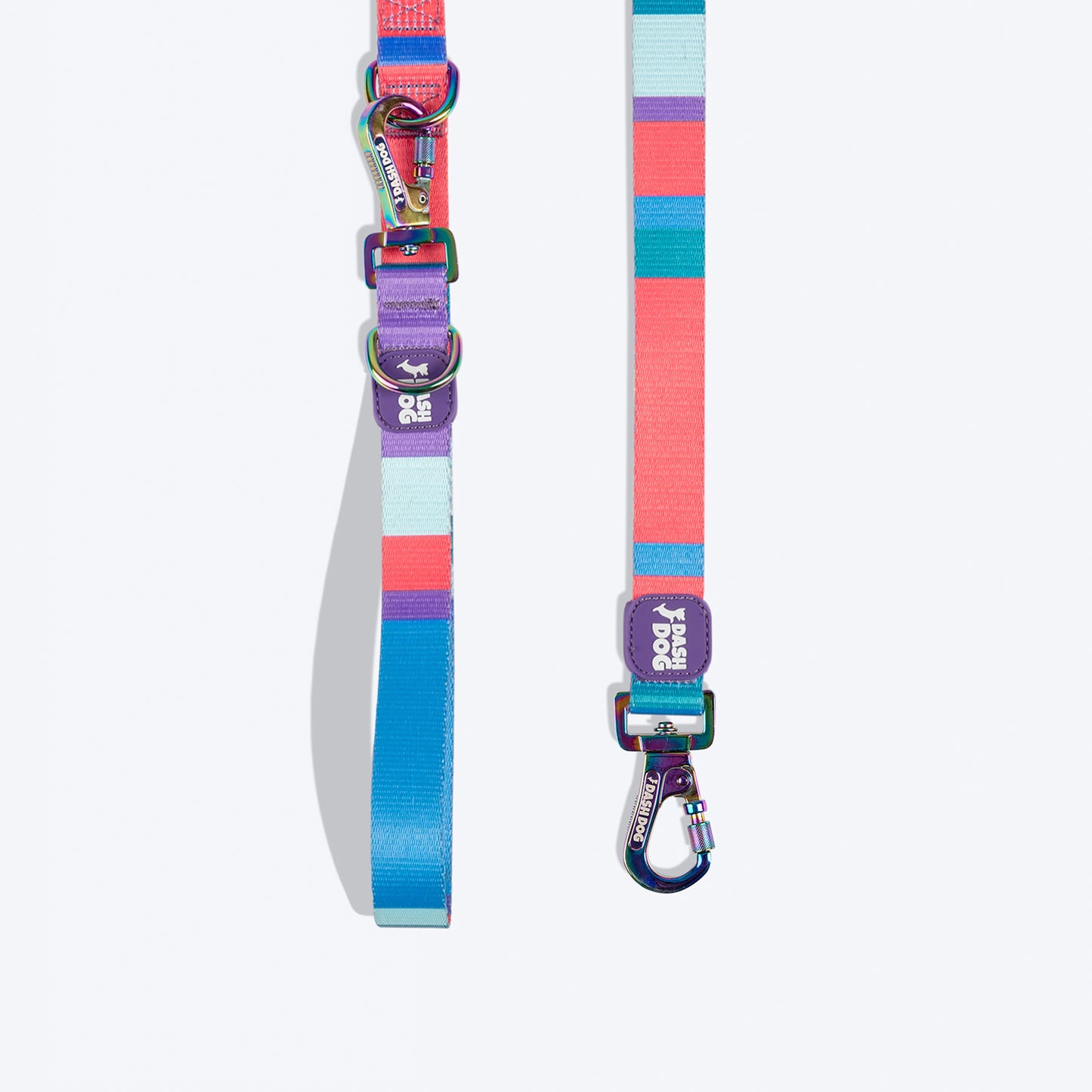 Dash Dog Vertical Pace 6 Way Leash - Multi Colour - Heads Up For Tails