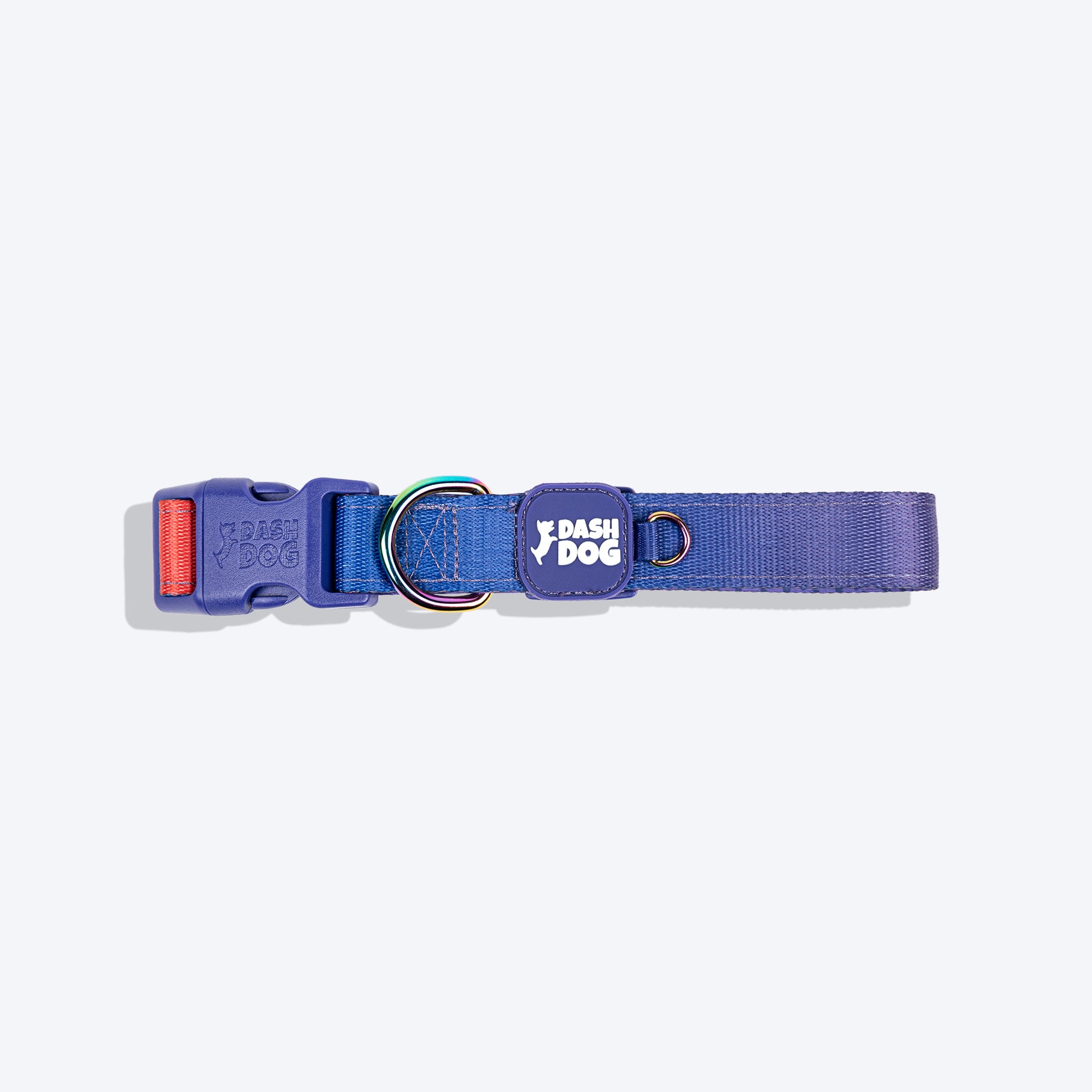 Dash Dog Flow Padded Collar For Dog - Red & Purple - Heads Up For Tails