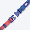 Dash Dog Flow Padded Collar For Dog - Red & Purple - Heads Up For Tails