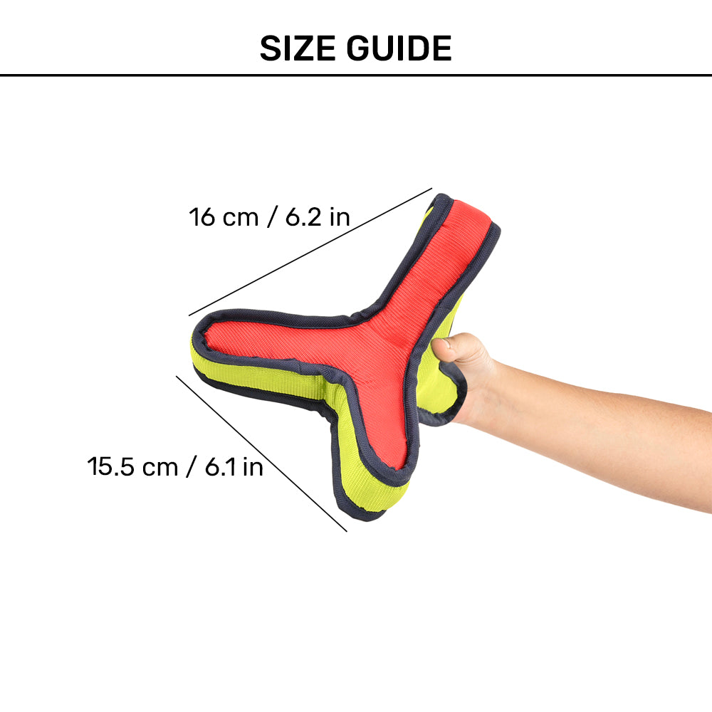 Dash Dog Zigzag Branch Fetch Dog Toy - Green/Red_09