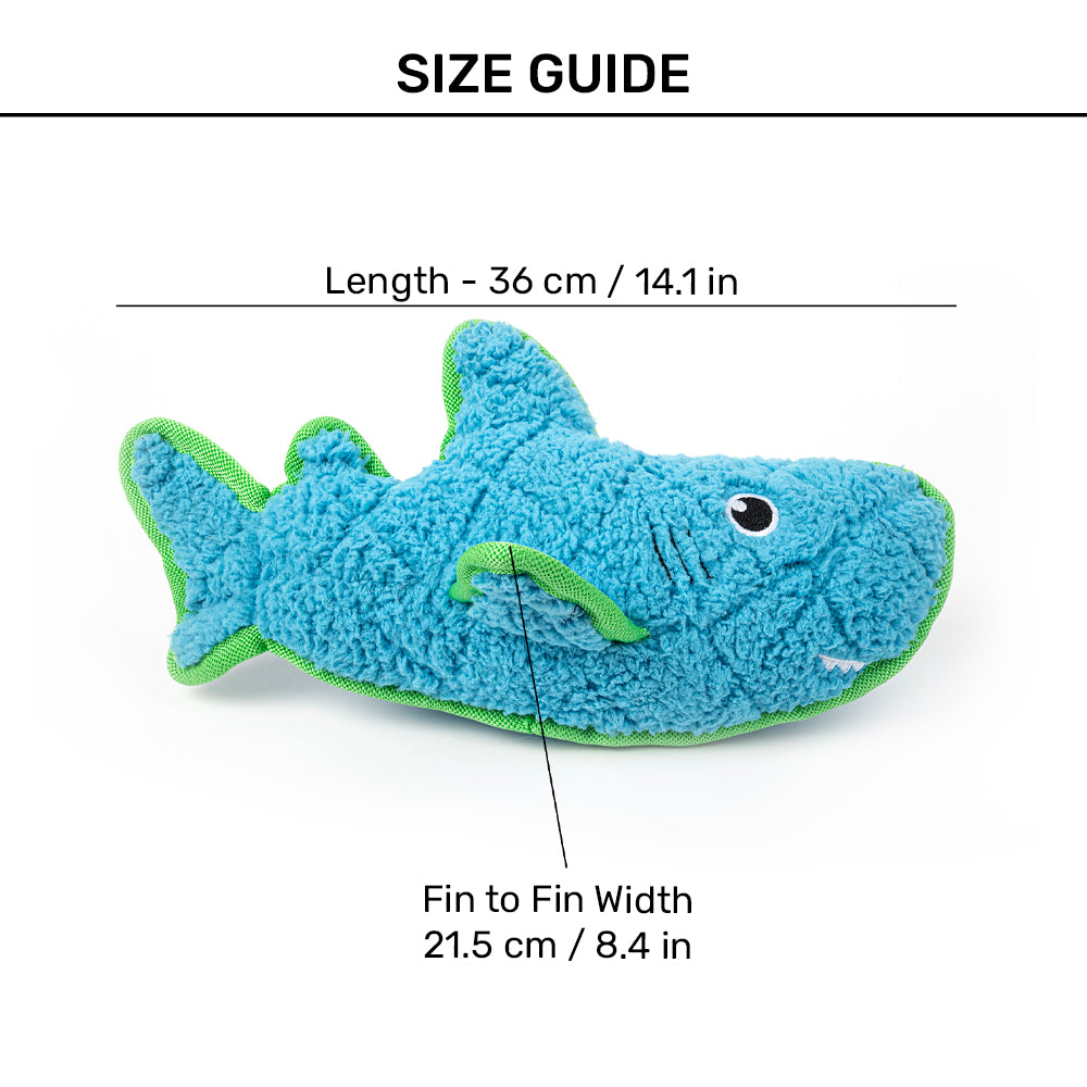 Dash Dog Shark Toy For Dogs - Blue_08
