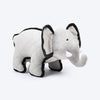 Dash Dog Crinkly Elephant Plush Toy for Dog - Grey - Heads Up For Tails