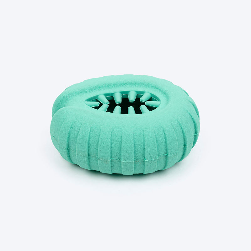 Dash Dog Power Ring Chew Toy For Dog - Teal - Heads Up For Tails