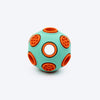 Dash Dog Toss ‘n’ Treat Ball Chew Toy For Dog - Blue & Orange - S - Heads Up For Tails