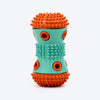Dash Dog Dumbbell Treat Chew Toy For Dog - Blue & Orange - Heads Up For Tails