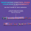 Dash Dog Circle Print Leash - Violet & Red - Heads Up For Tails