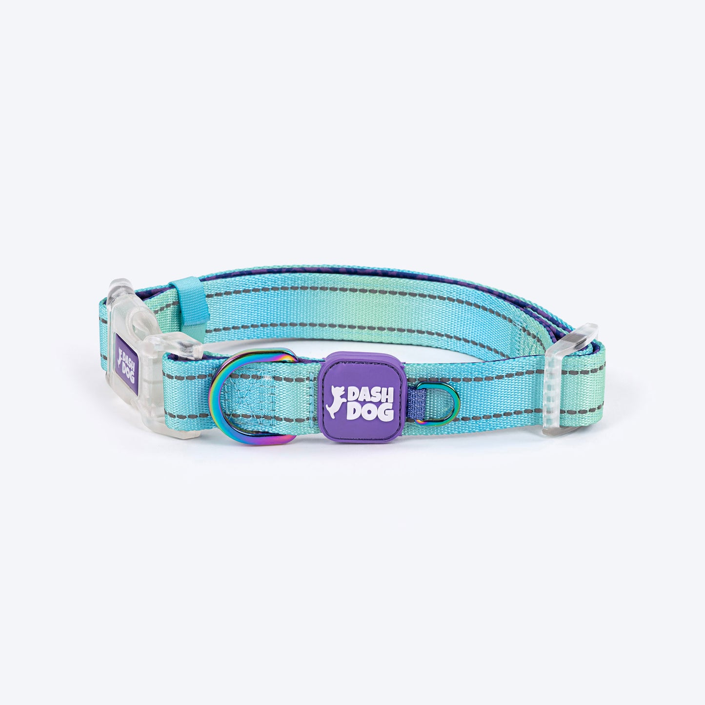 Dash Dog Ethernal Fade Padded Collar For Dog - Aqua_08
