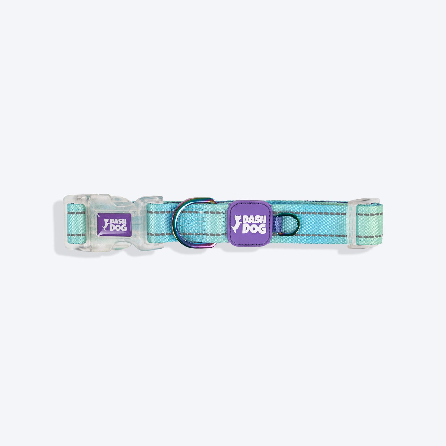 Dash Dog Ethernal Fade Padded Collar For Dog - Aqua_09