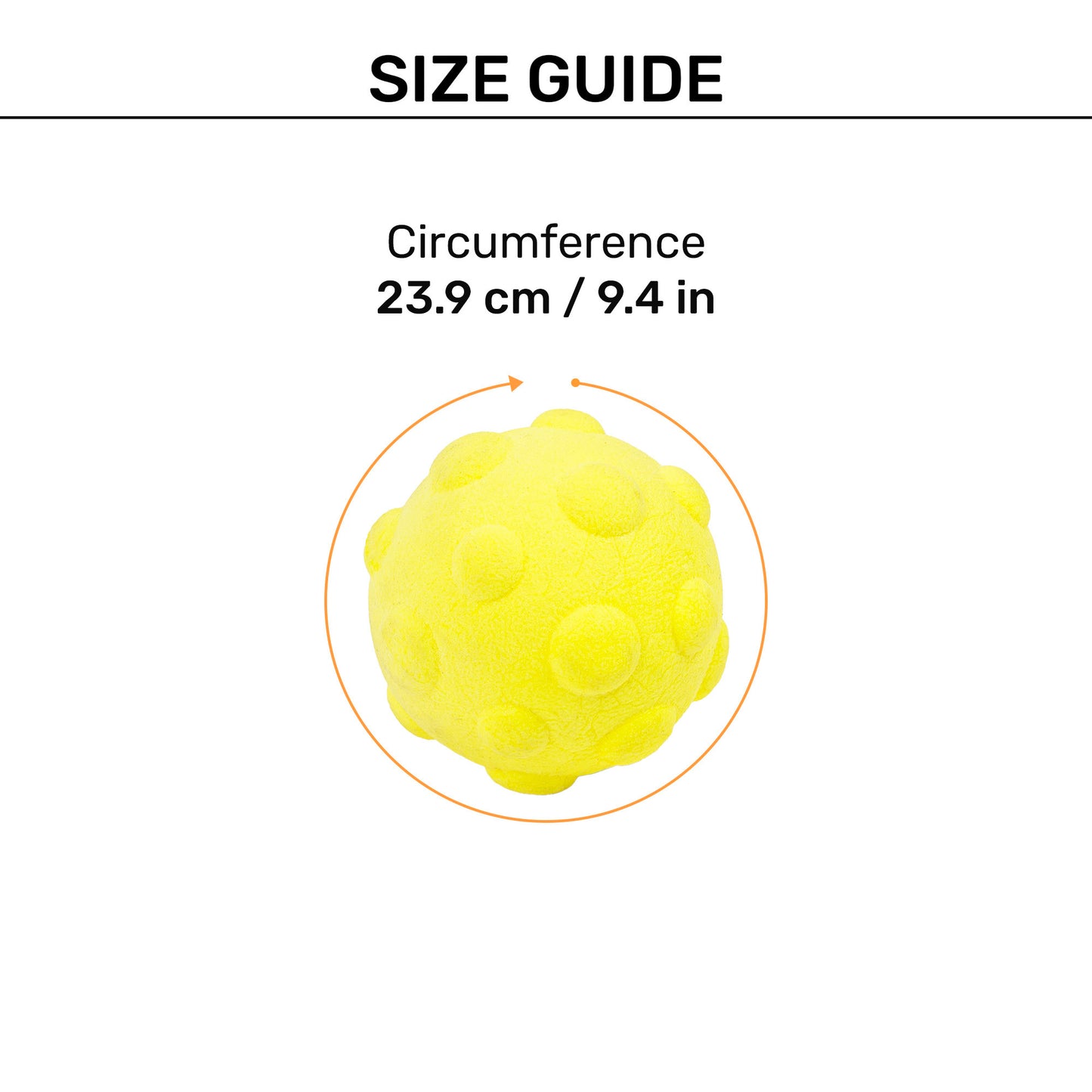 Dash Dog Mello-Yello Bubble Ball For Dog - Yellow - M_09