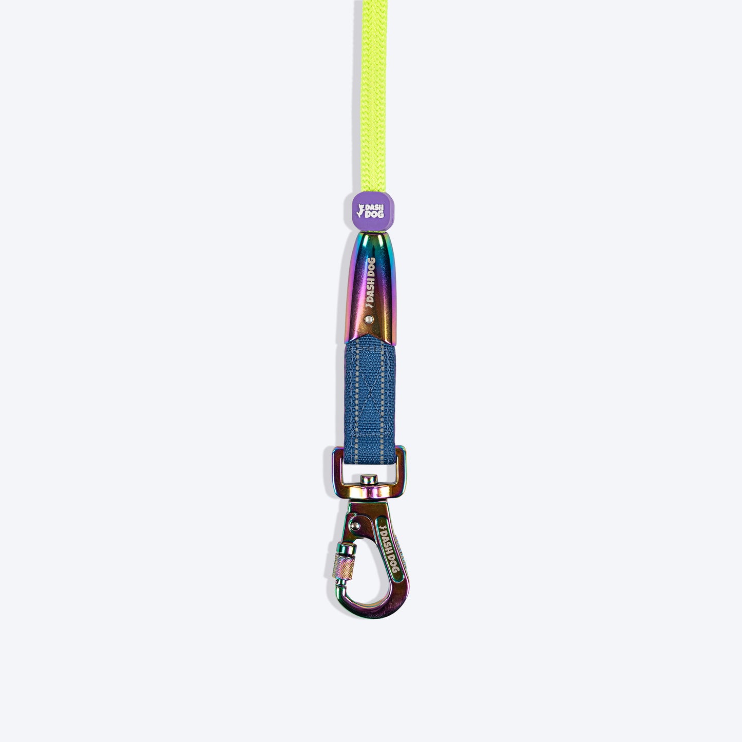 Dash Dog Powerpull Rope Leash For Dog - Neon Green_08