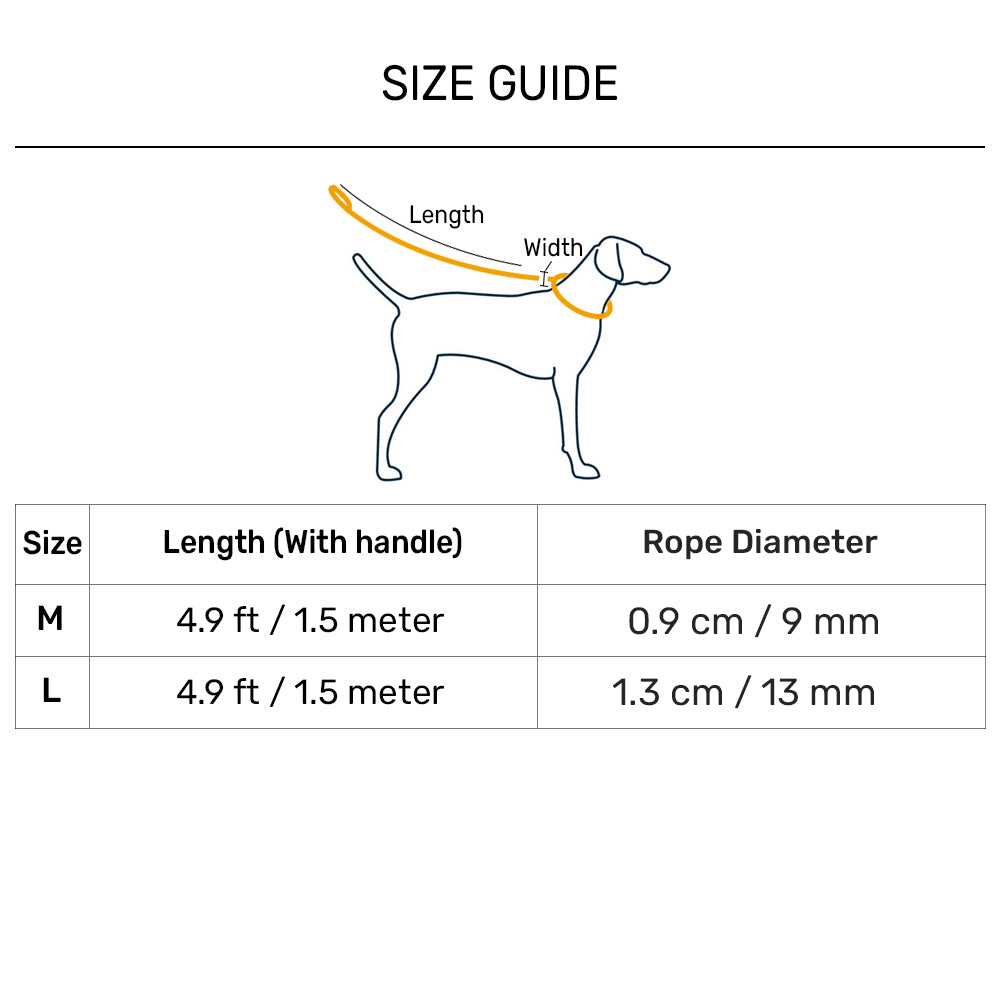 Dash Dog Powerpull Rope Leash For Dog - Neon Green_11