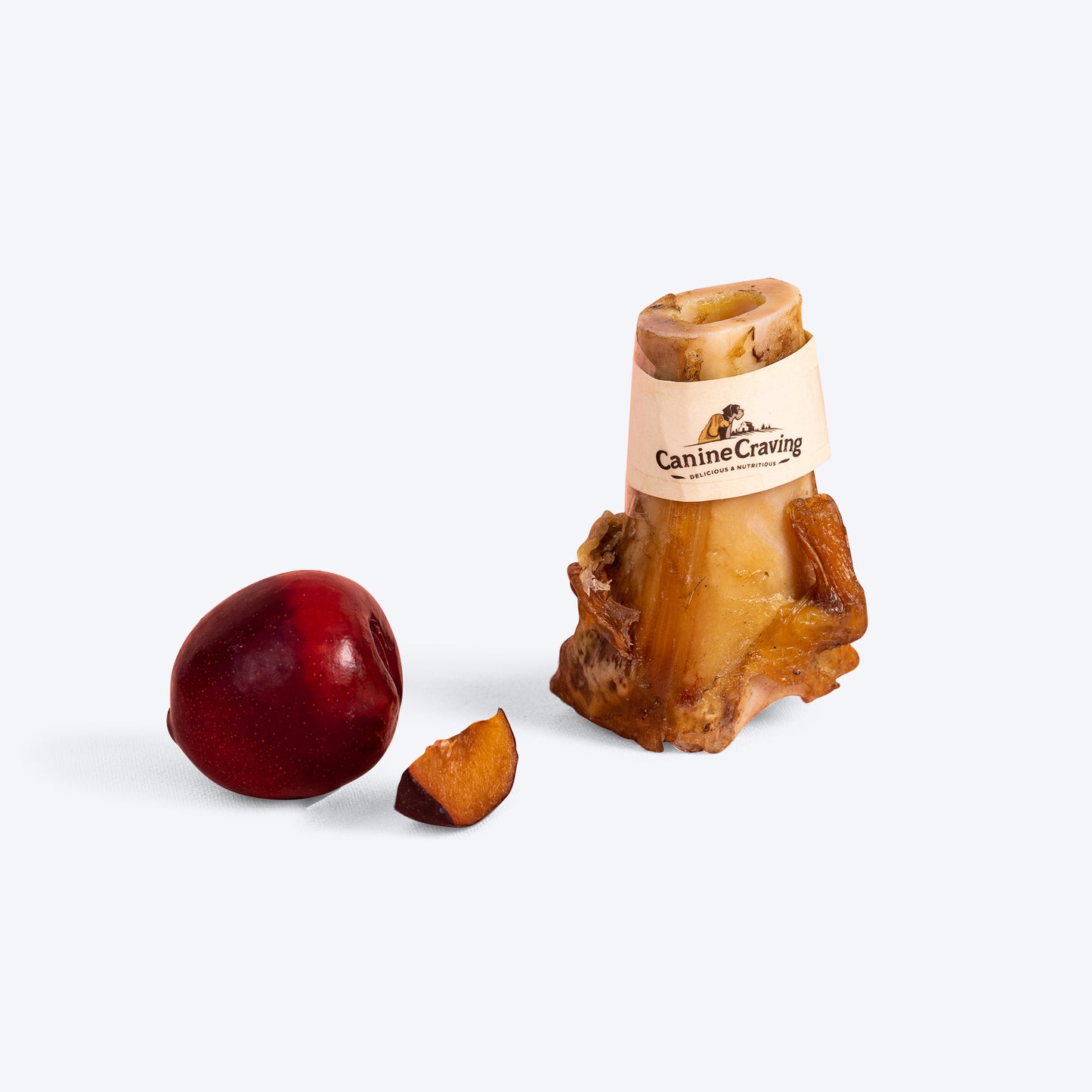 Canine Craving Dehydrated Grass-Fed Meatless Buffalo Small Bone Dog Treat - 1 Pc - Heads Up For Tails