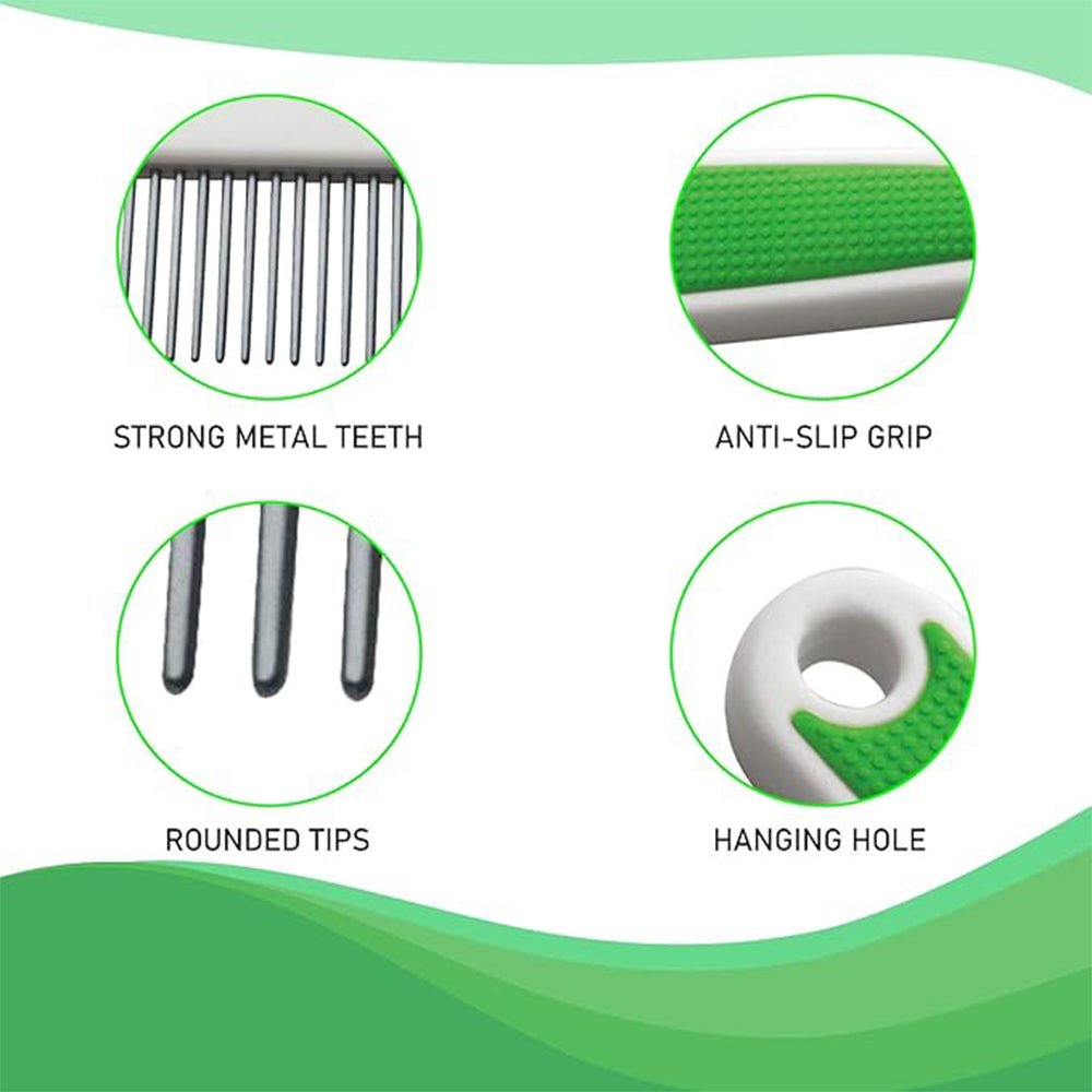 Wahl Pet Detangling Comb For Dogs & Cats - Heads Up For Tails