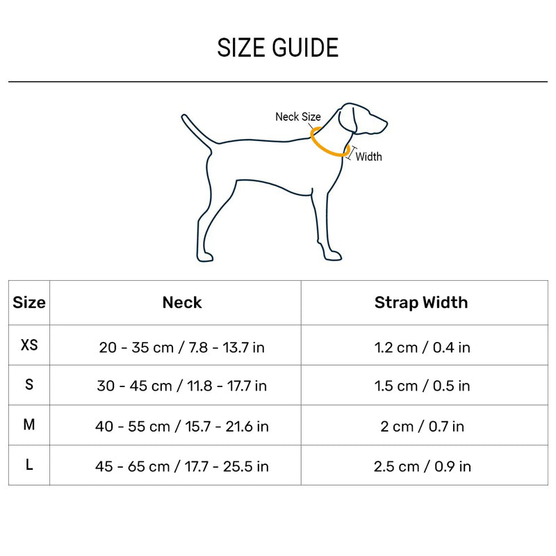 TLC Basic Collar For Dog - Orange - Heads Up For Tails