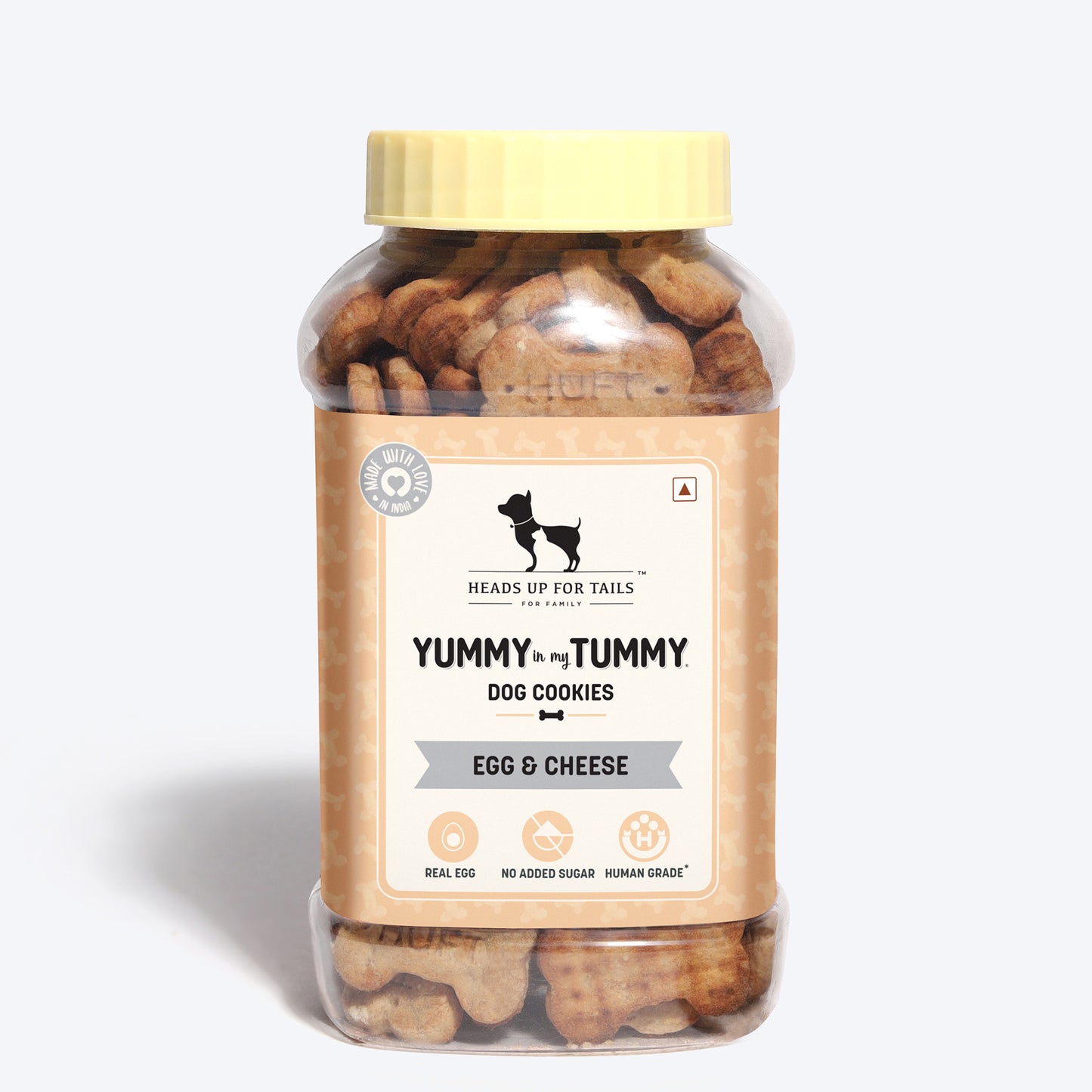 HUFT YIMT Egg & Cheese Dog Biscuits - Heads Up For Tails