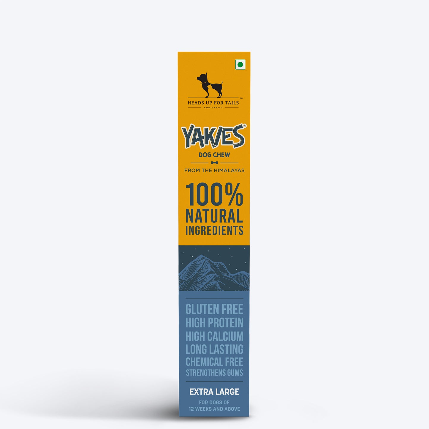 HUFT Yakies Vegetarian Natural Chew Bone - Old GS - Heads Up For Tails