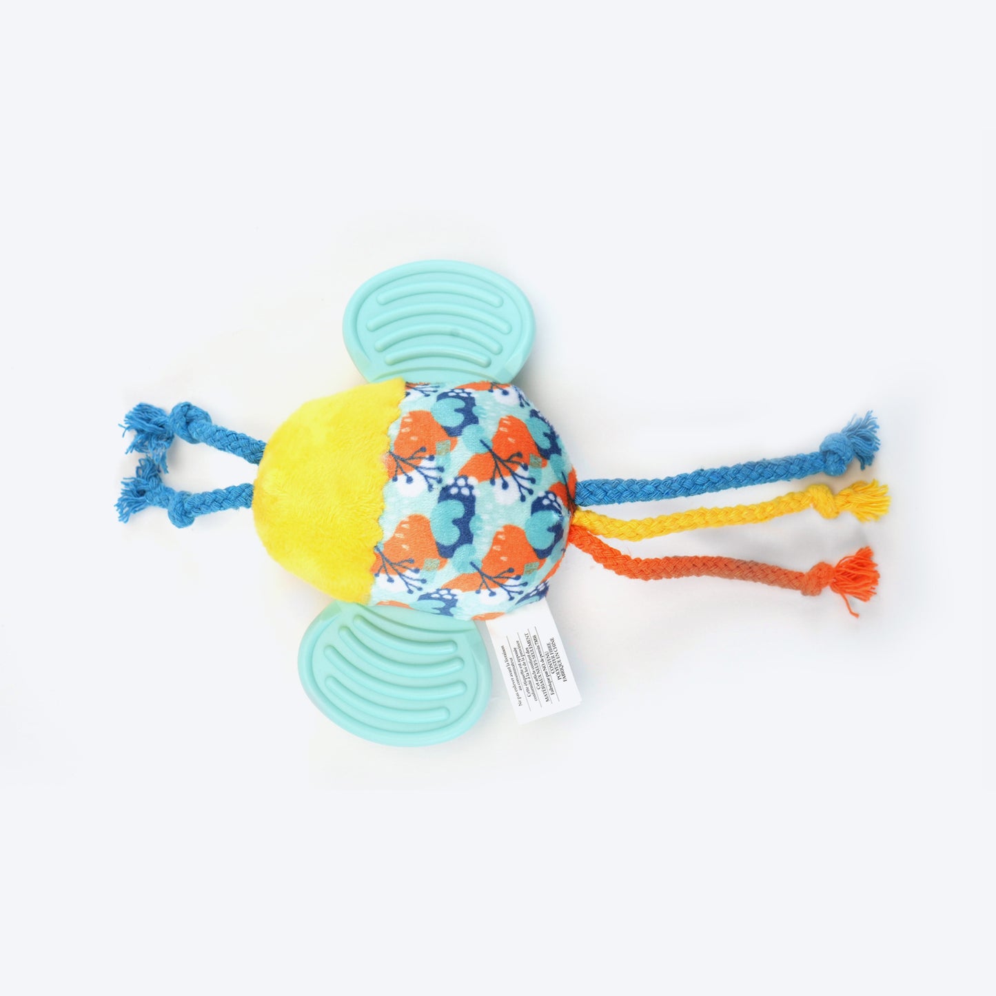 FOFOS Bee Squeaky Chew Toy For Puppy - Multicolor - Heads Up For Tails