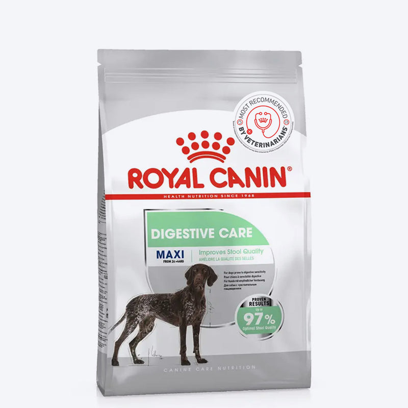 Royal Canin Maxi Digestive Care Dry Food For Dog - 3 Kg - Heads Up For Tails