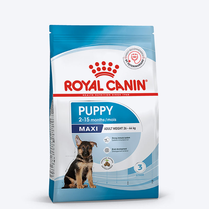 Royal Canin Maxi Puppy Dry Dog Food - Heads Up For Tails