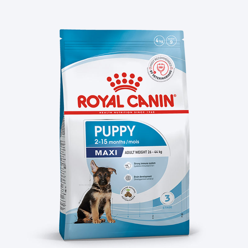 Royal Canin Maxi Puppy Dry Dog Food - Heads Up For Tails