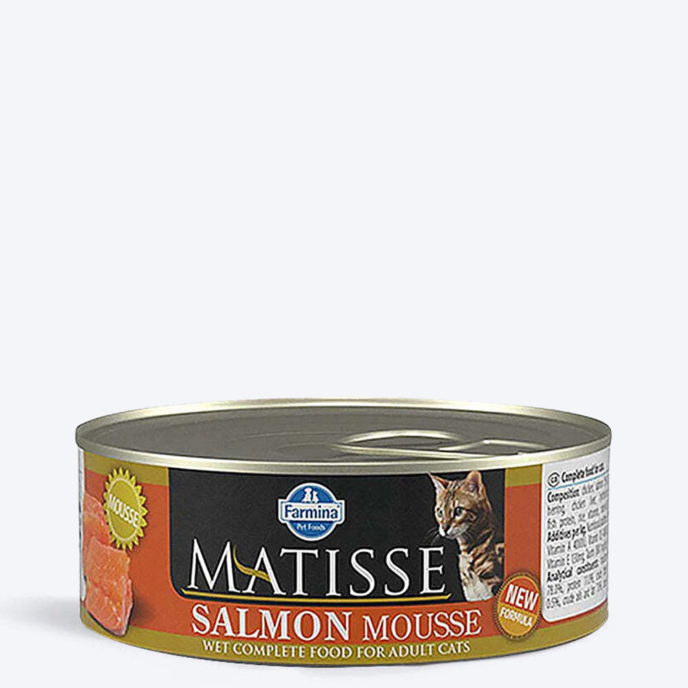 Farmina Matisse Wet Cat Food Salmon Mousse - 85 g - Heads Up For Tails