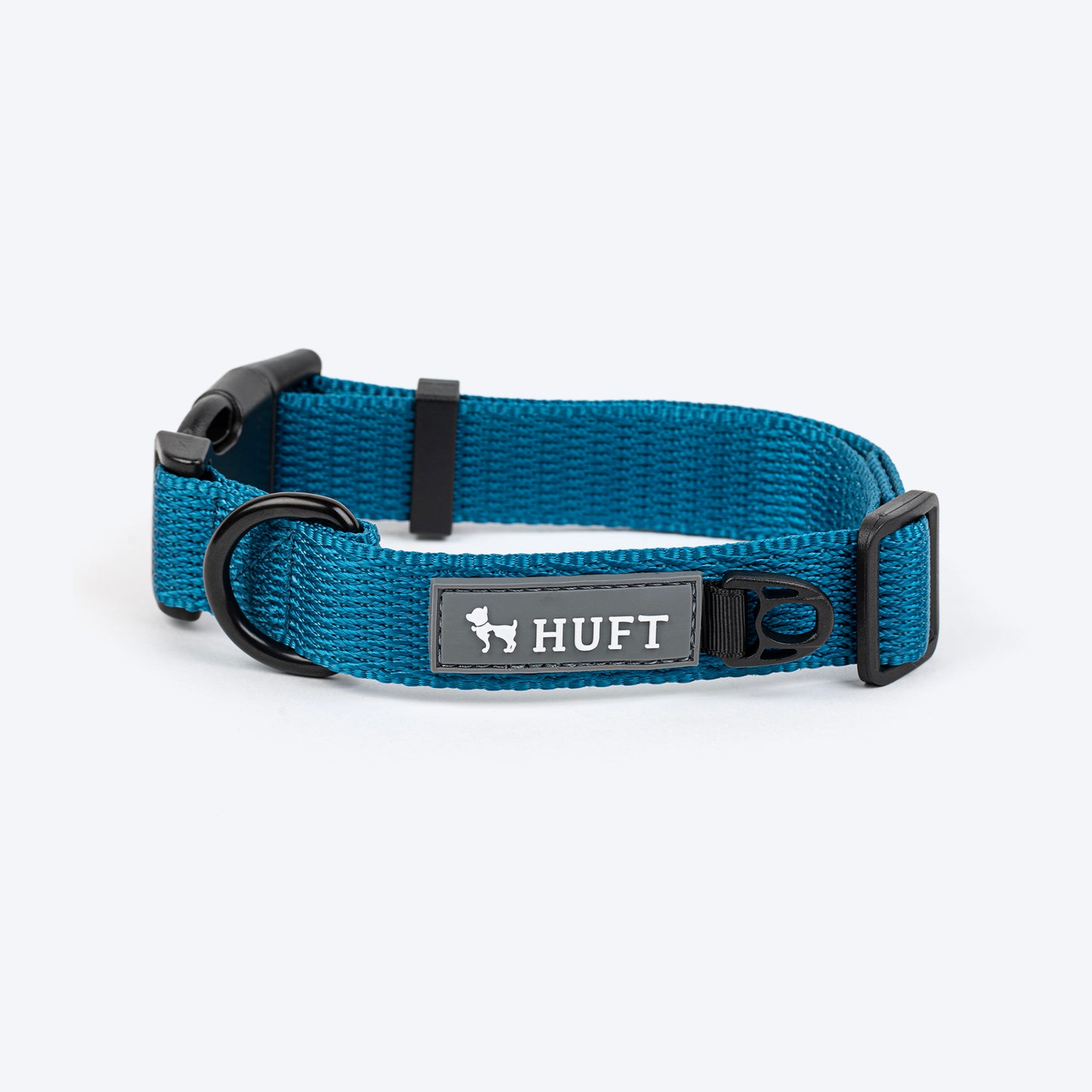 HUFT Basics Dog Collar - Teal Blue - Heads Up For Tails