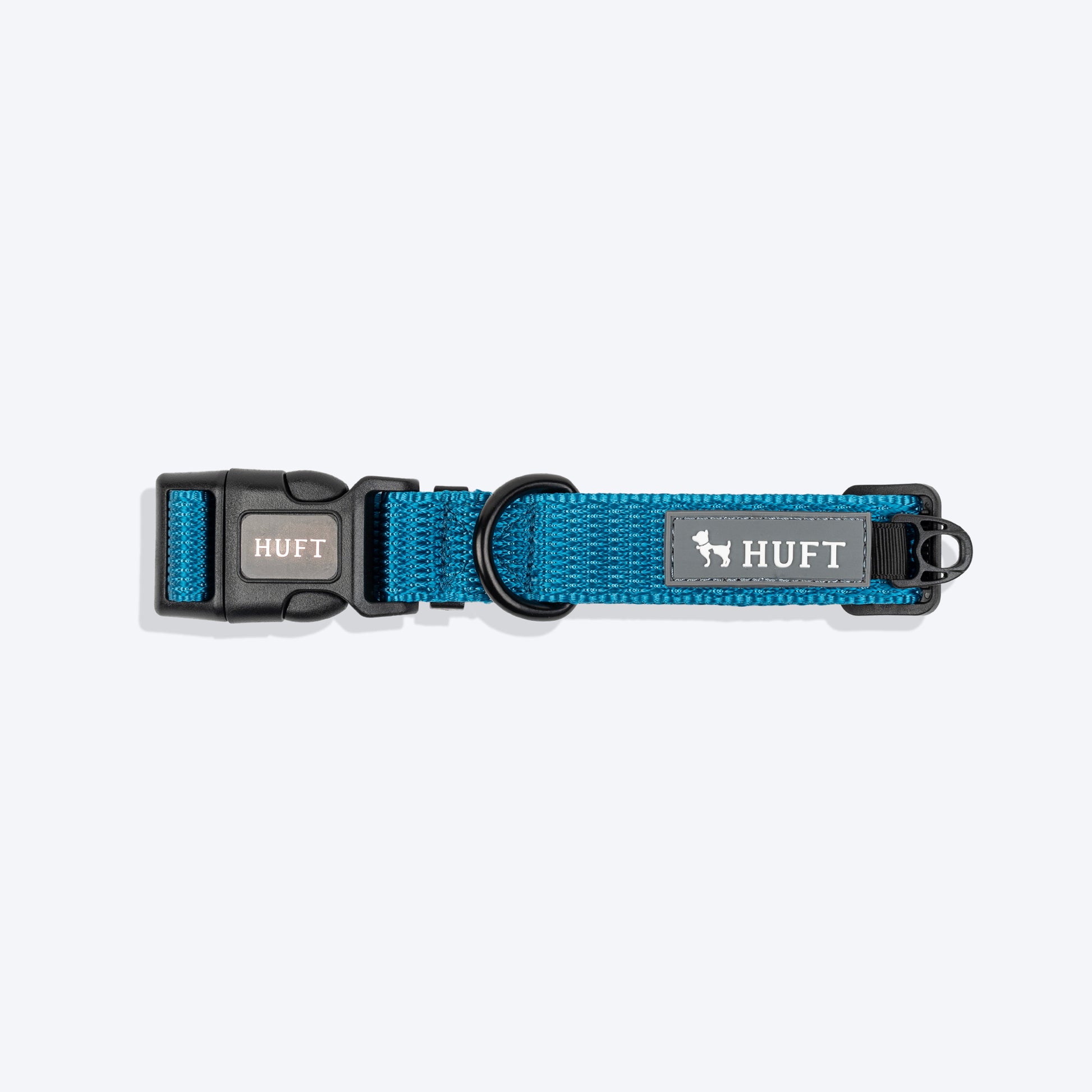 HUFT Basics Dog Collar - Teal Blue - Heads Up For Tails