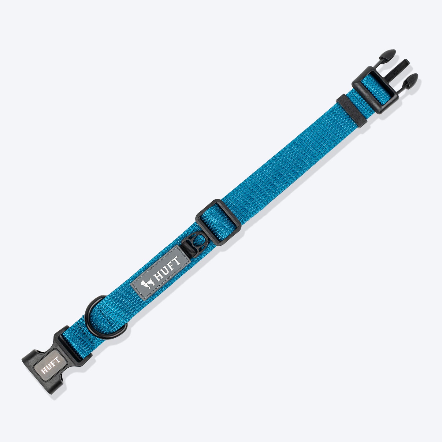 HUFT Basics Dog Collar - Teal Blue - Heads Up For Tails